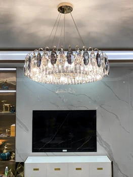 Produto novo de Luxo, Simples Sala de estar Iluminação Interior LED Decoração do Casamento de Iluminação do Candelabro, Lâmpada Redonda