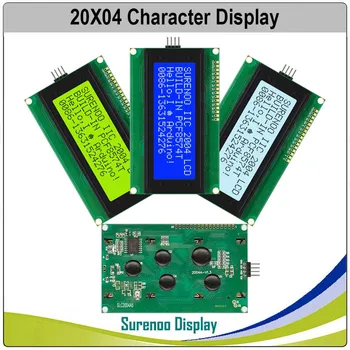 204 20X4 2004 Paralelo IIC I2C PCF8574T Personagem Módulo do LCD da Tela de exposição do LCM inglês-Japonês w/ LED de luz de fundo para Arduino