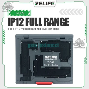 RELIFE T-009 4 em 1 IP12 placa-Mãe de nível Médio, bancada de Teste para IP12/12 Pro/12 Mini/12 Pro Max placa-Mãe de Detecção/boot/display