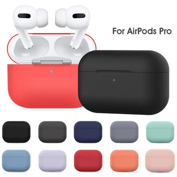 De Silicone, Fones de ouvido Caso Para AirPods Pro 1 Tampa de Proteção sem Fio Bluetooth Fones de ouvido Caso para airpods pro 1 Protetora