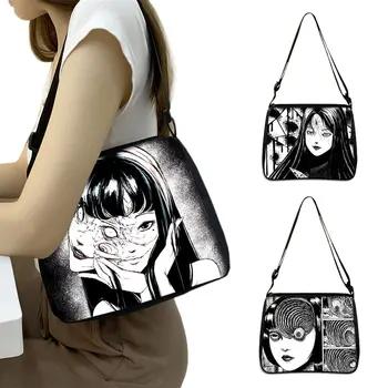 Horror Mangá Sacos de Ombro das Mulheres Bolsa de Moda Messenger Bag para Viagens Senhoras Portátil, Sacos de Compras Meninas Cruz Saco de Bookbag