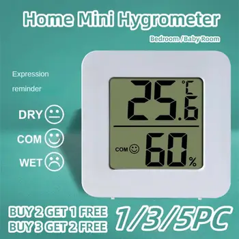 Home Mini Higrômetro Umidade Do Ar Medidor Eletrônico Inteligente Termômetro Quarto Temperatura Do Corpo Do Sensor De Casa, Quarto De Bebê