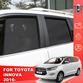 Para a Toyota INNOVA AN140 2016-2022 Carro pára-Sol Escudo Magnético Traseira do Lado do Bebê Janela Sombra de Sol Viseira pára-brisa Dianteiro Cortina