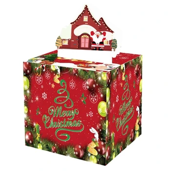 Natal Em Caixa Kit Com 30 Sacos Transparentes, Perfeito Surpresa Para Crianças E Adultos