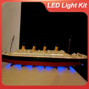 Controle remoto Conjunto de Luz de LED Para 10294 Titanic Blocos de Construção (que NÃO Incluem O Modelo de Tijolos)