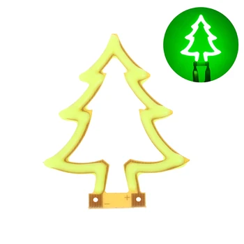 DIY Bulbo Acessórios 3V LED COB Edison Flexível Luz Verde da Árvore de Natal do Filamento da Vela do Diodo Festa de Decoração