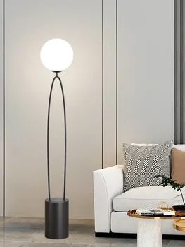 Minimalista Lâmpada de Assoalho de Decoração de Sala de estar, Sofá ao lado de Elevado Sentido Moderno, Leve Atmosfera de Luxo Quarto Lâmpada de Cabeceira