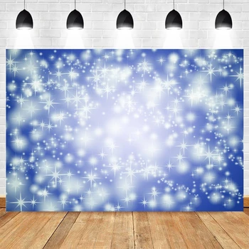 Yeele Luz Azul Bokeh Photocall Glitter Shine Fotografia Pano De Fundo Personalizado Fotográfico Fundos Para O Estúdio De Fotografia