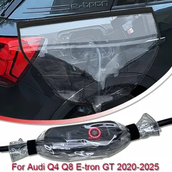 Para a Audi Q4 Q8 E-tron GT 2020-2025 Carro Novo Carregamento de Energia Porta Capa de Chuva Impermeável à prova de Poeira EV Carregador de Armas Proteger Elétrico