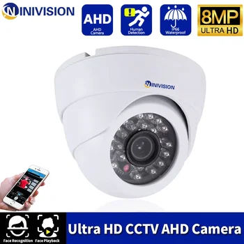 4K Analógico de Vídeo HD, Câmera de Vigilância Exterior, Reconhecimento de Rosto AHD Câmara de Segurança do CCTV BNC 8MP H. 265 XMEYE Câmeras de Monitoramento