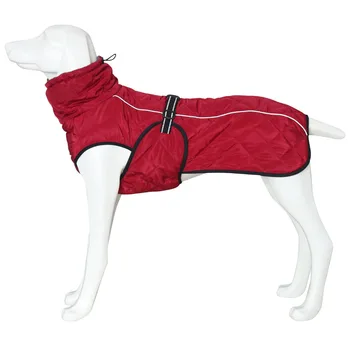 Cão Casaco de Inverno Frio do Cão Casaco com Chicote Buraco Curta de Lã Quente a Roupa de Desporto de roupas para Cães de Grande porte de Médio