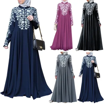 Novo Marrocos Vestido De Mulher 2023 Plissado Muçulmano Abaya Moda Dubai Abayas Bordado Com Cinto De Kaftan Elegantes Vestidos De Festa Vestidos