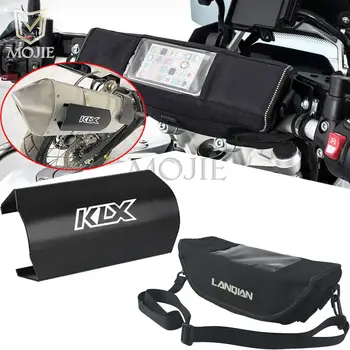 Motocross Nascentes de água Quente de Exaustão do Escudo de Calor de Fonte de Guidão Caixa de Ferramenta Para a Kawasaki KDX KLX KX 65 80 85 125 150 250 450 VERSYS-X250