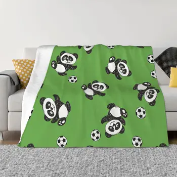 Panda Cartoon Anime Bonito Cobertor de Inverno, o Calor de Toda a Temporada, Conforto Jogar Cobertores para roupa de Cama de Luxo de Decoração de Quarto